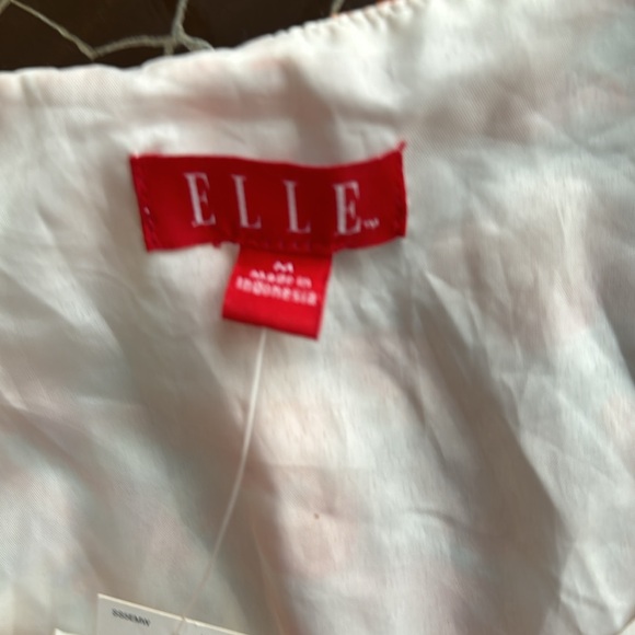 ELLE CHIFFON DRESS WITH BELT Sz: M - Picture 4 of 6